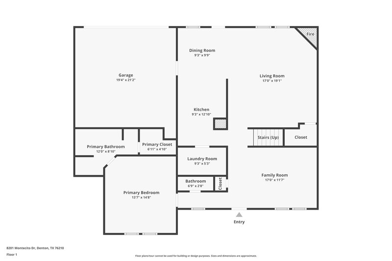 2,425/Mo, 8201 Montecito Dr Denton, TX 76210 Floor Plan View