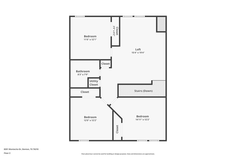 2,425/Mo, 8201 Montecito Dr Denton, TX 76210 Floor Plan View 2
