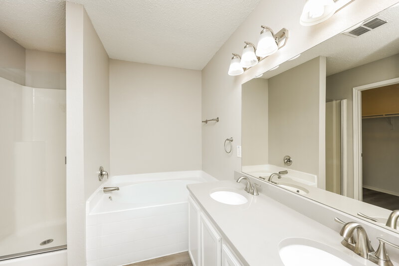 2,425/Mo, 8201 Montecito Dr Denton, TX 76210 Main Bathroom View