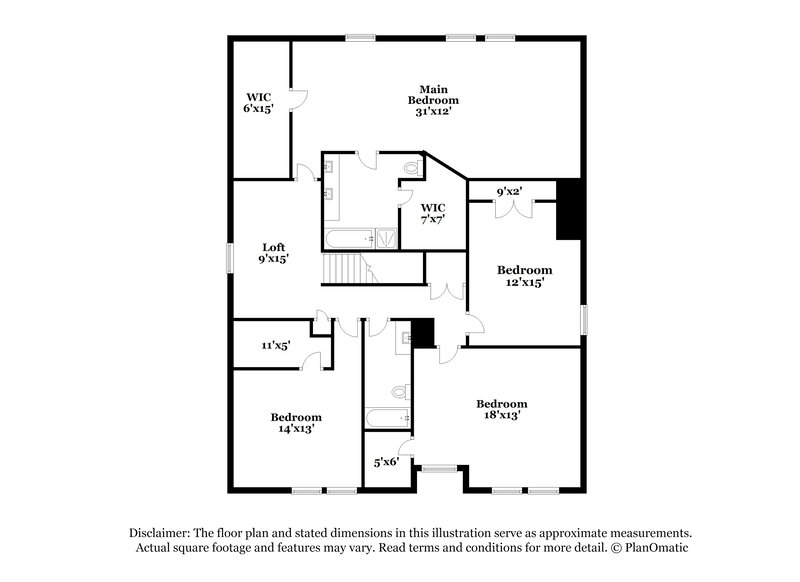 3,250/Mo, 820 Hontley Dr Arlington, TX 76001 Floor Plan View 2