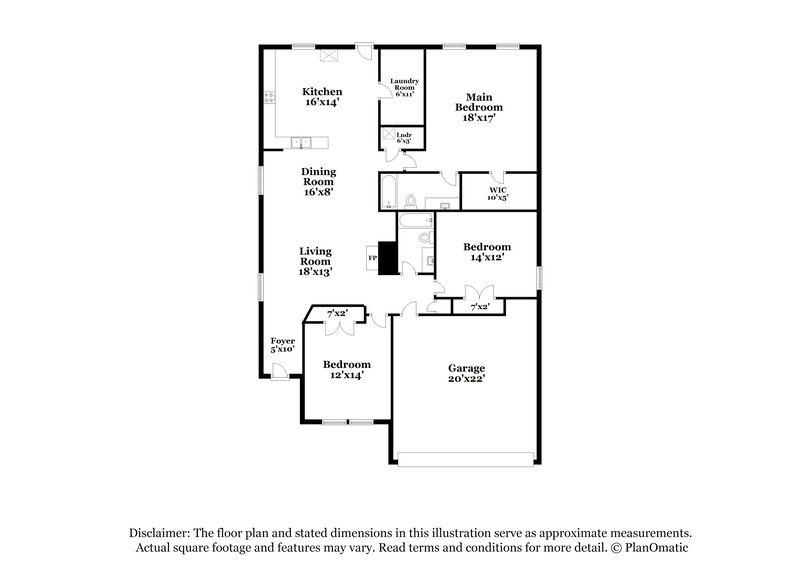 2,315/Mo, 1032 Bannack Dr Arlington, TX 76001 Floor Plan View