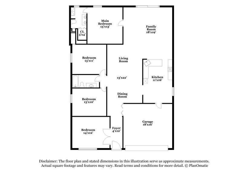2,755/Mo, 205 Tree Branch Ln Edgewater, FL 32141 Floor Plan View