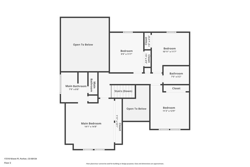 2,885/Mo, 17210 Niwot Pl Parker, CO 80134 Floorplan View 2