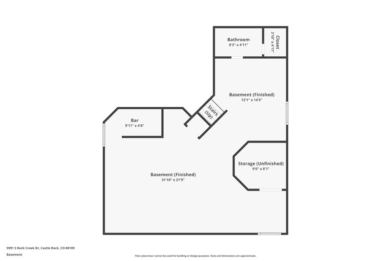 2,940/Mo, 5991 S Rock Creek Dr Castle Rock, CO 80109 Floor Plan View