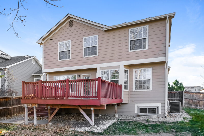 2,940/Mo, 5991 S Rock Creek Dr Castle Rock, CO 80109 Rear View