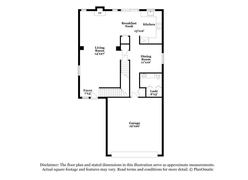 4,820/Mo, 17018 Foxton Dr Parker, CO 80134 Floorplan View