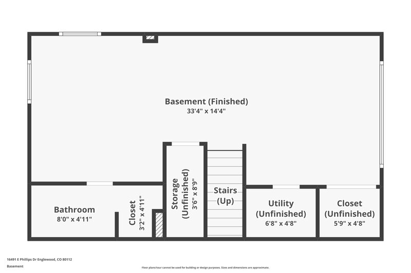 2,885/Mo, 16491 E Phillips Dr Englewood, CO 80112 Floor Plan View 3