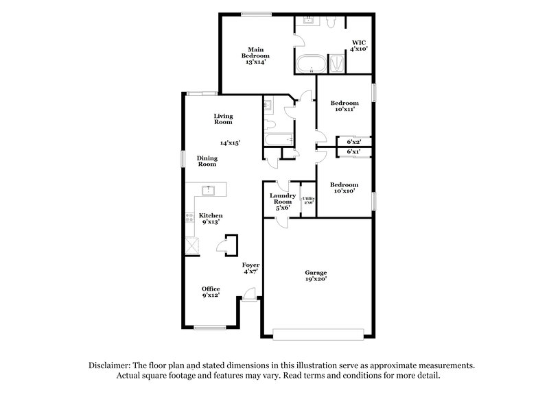 2,980/Mo, 17955 E 94th Dr Commerce City, CO 80022 Floorplan View
