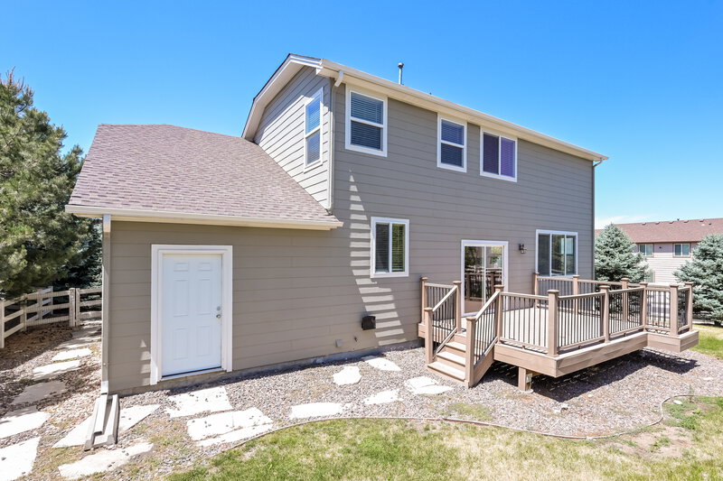 3,085/Mo, 3806 Deer Valley Dr Castle Rock, CO 80104 Rear View