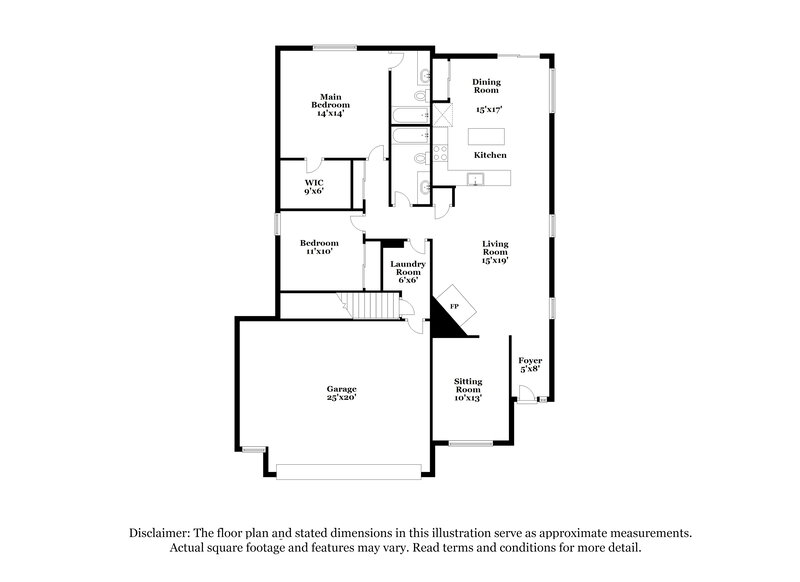 3,040/Mo, 9908 Lewiston St Commerce City, CO 80022 Floor Plan View