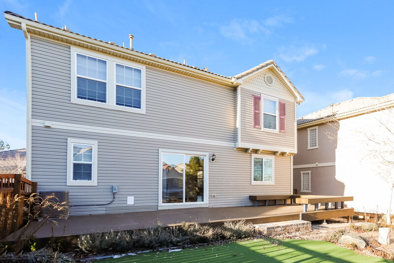 2,950/Mo, 3565 Dinosaur St Castle Rock, CO 80109 Rear View
