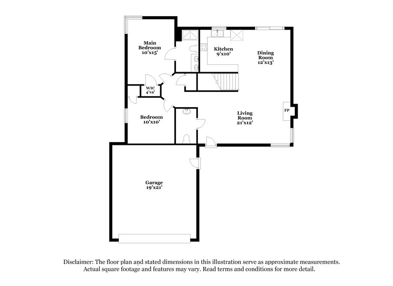 2,665/Mo, 19083 E Oberlin Dr Aurora, CO 80013 Floor Plan View