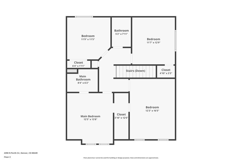 4,090/Mo, 4390 Perth Cir Denver, CO 80249 Floorplan View 2