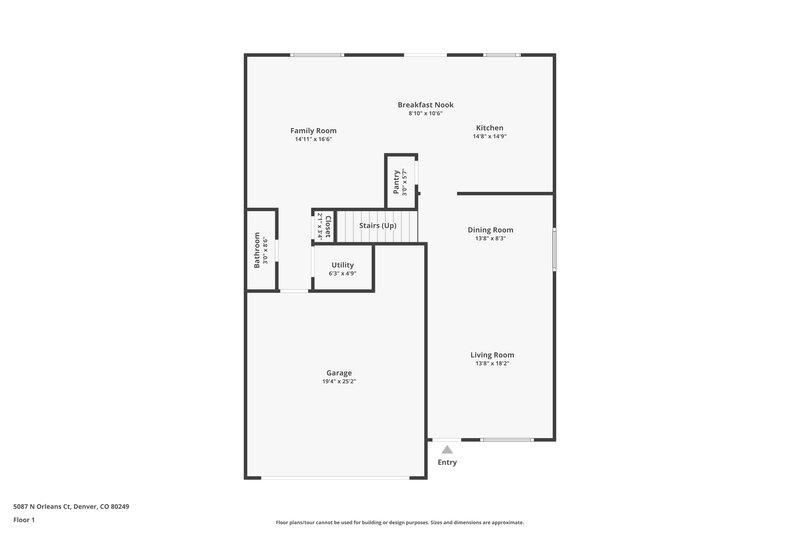 2,990/Mo, 5087 Orleans Ct Denver, CO 80249 Floor Plan View
