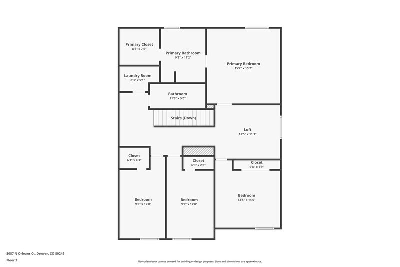 2,990/Mo, 5087 Orleans Ct Denver, CO 80249 Floor Plan View 2