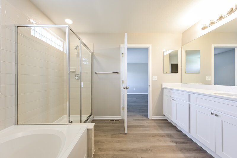 2,990/Mo, 5087 Orleans Ct Denver, CO 80249 Main Bathroom View