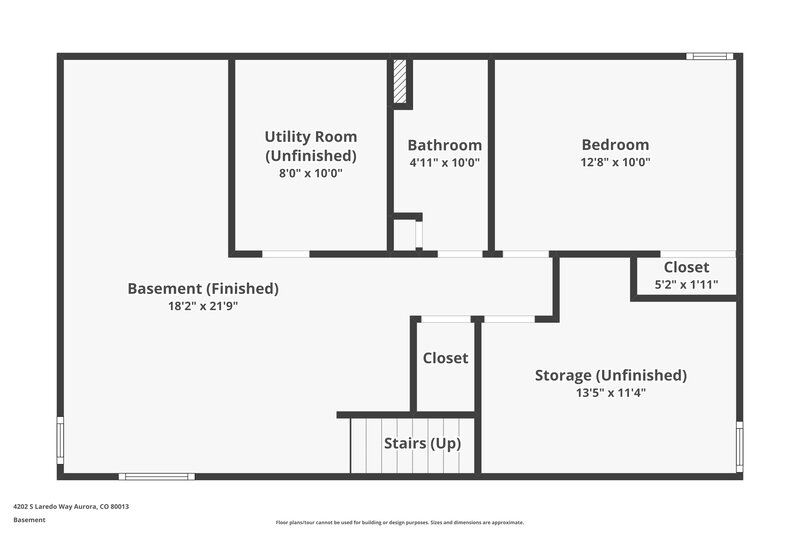 2,360/Mo, 4202 S Laredo Way Aurora, CO 80013 Floorplan View