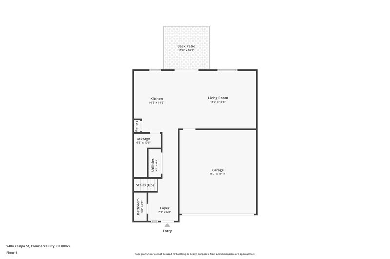 2,895/Mo, 9484 Yampa St Commerce City, CO 80022 Floor Plan View