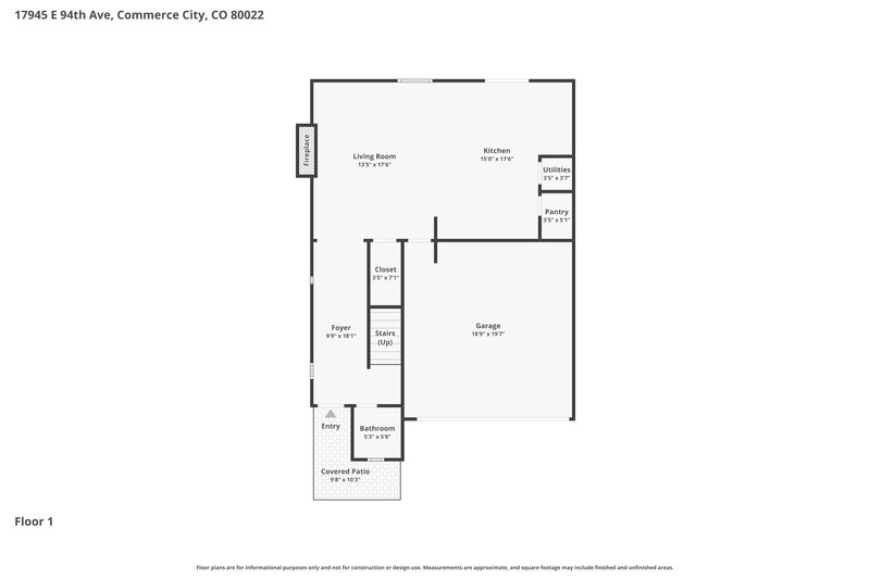 3,070/Mo, 17945 E 94th Ave Commerce City, CO 80022 Floorplan View 2