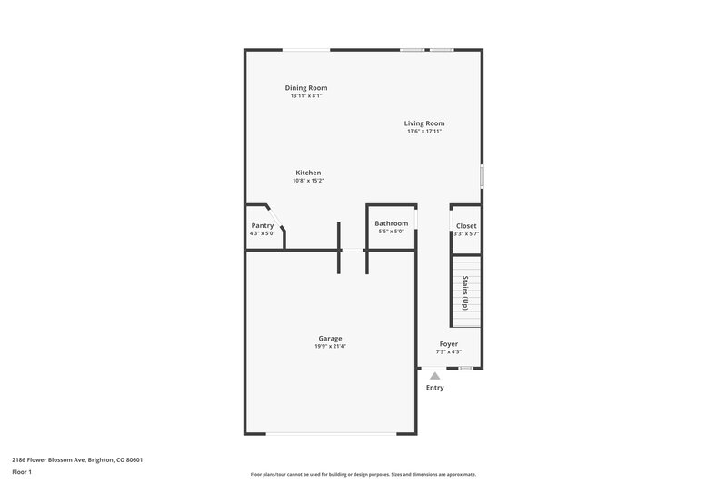 2,685/Mo, 2186 Flower Blossom Ave Brighton, CO 80601 Floor Plan View