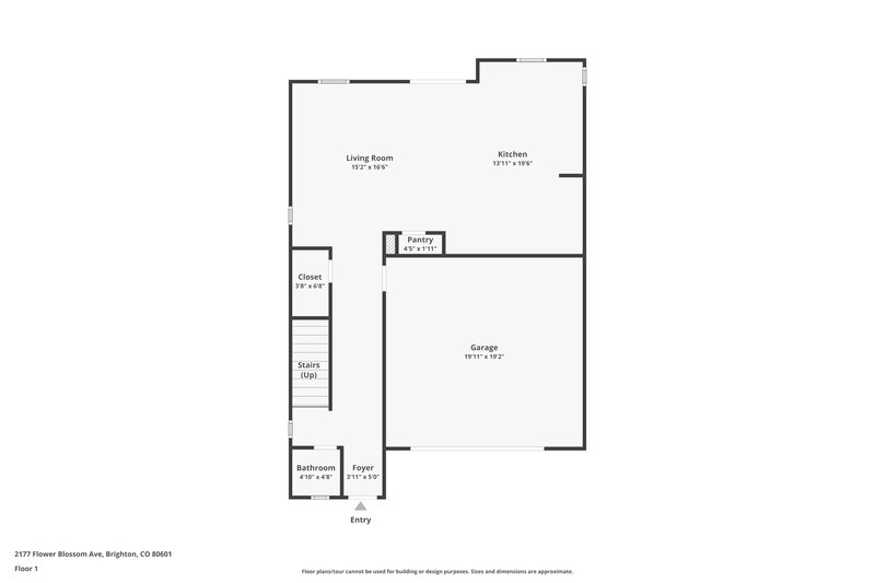 2,420/Mo, 2177 Flower Blossom Ave Brighton, CO 80601 Floor Plan View