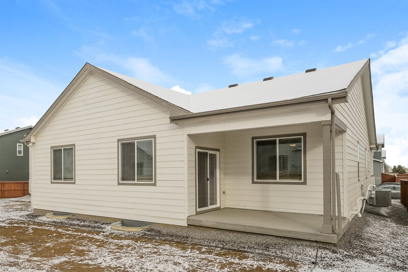 2,770/Mo, 1464 Orchard St Brighton, CO 80601 Rear View 2