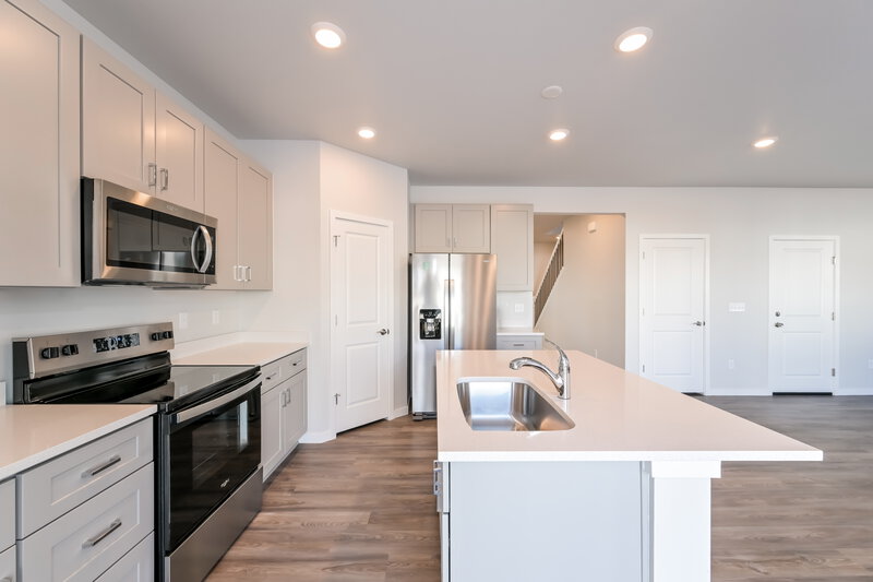 2,645/Mo, 1399 Orchard St Brighton, CO 80601 Kitchen View 2