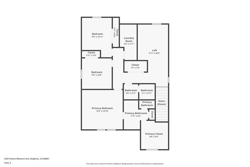 2,435/Mo, 2162 Flower Blossom Ave Brighton, CO 80601 Floor Plan View