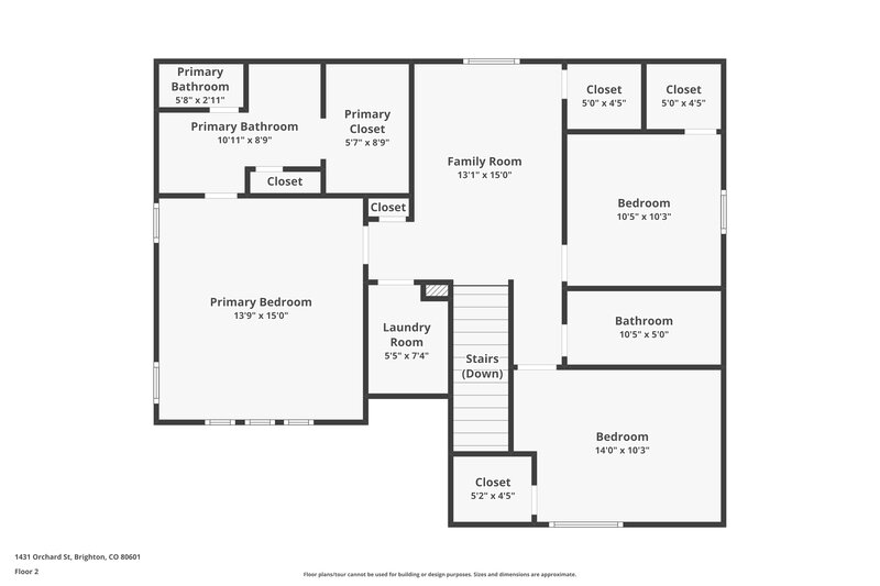 2,645/Mo, 1431 Orchard St Brighton, CO 80601 Floorplan View 2