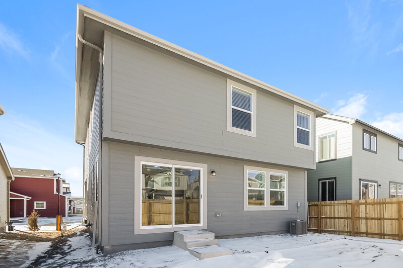 2,285/Mo, 8986 Blue Feather Loop Colorado Springs, CO 80908 Rear View