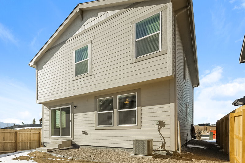 2,265/Mo, 8843 Blue Feather Loop Colorado Springs, CO 80908 Rear View