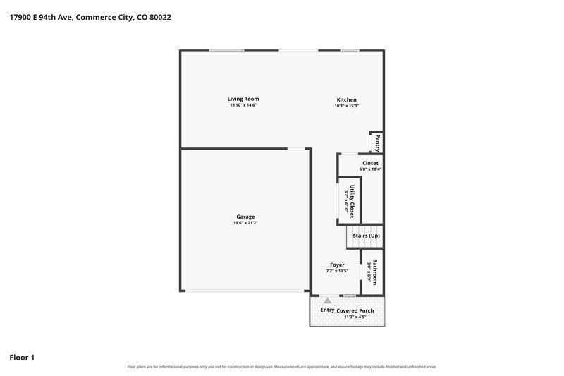 2,980/Mo, 17900 E 94th Ave Commerce City, CO 80022 Floor Plan View
