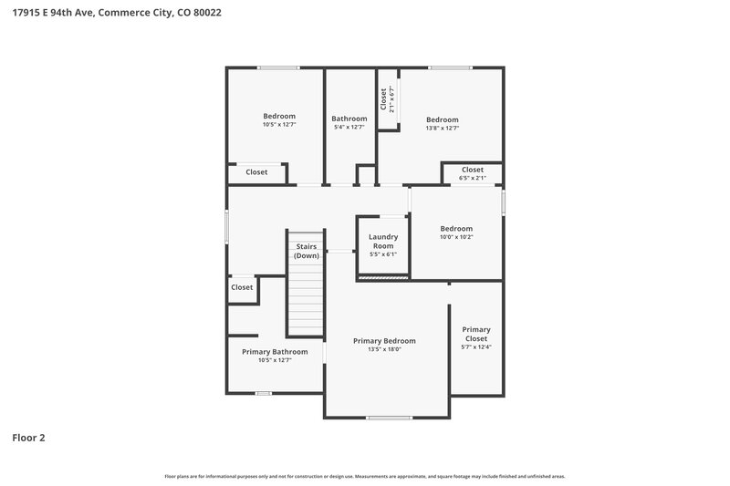 3,190/Mo, 17915 E 94th Ave Commerce City, CO 80022 Floor Plan View 2