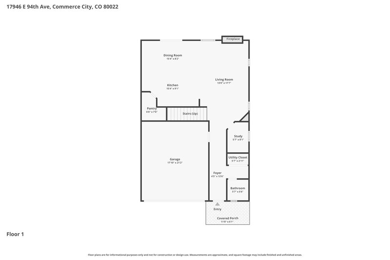 3,340/Mo, 17946 E 94th Ave Commerce City, CO 80022 Floor Plan View