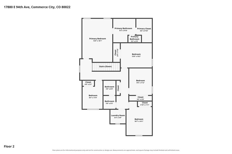3,150/Mo, 17880 E 94th Ave Commerce City, CO 80022 Floor Plan View 2