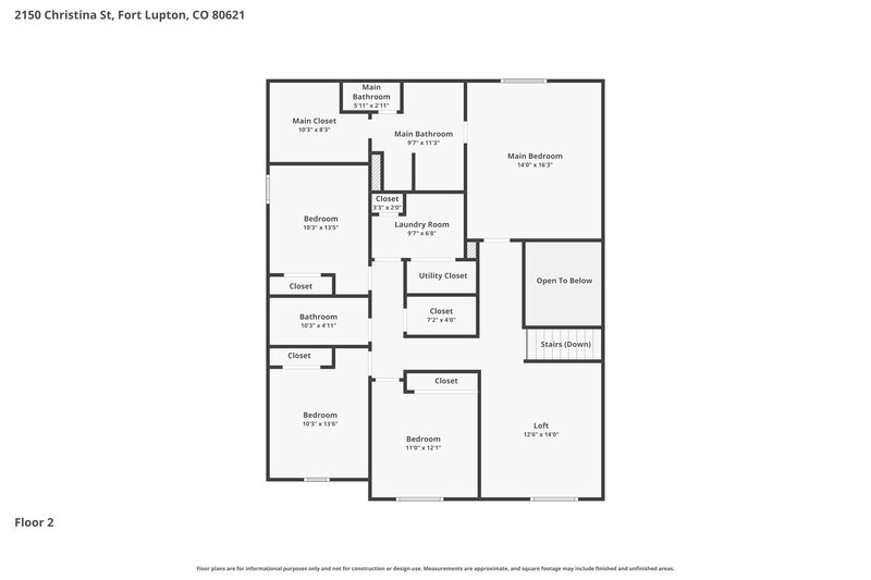 3,285/Mo, 2150 Christina St Fort Lupton, CO 80621 Floorplan View 2