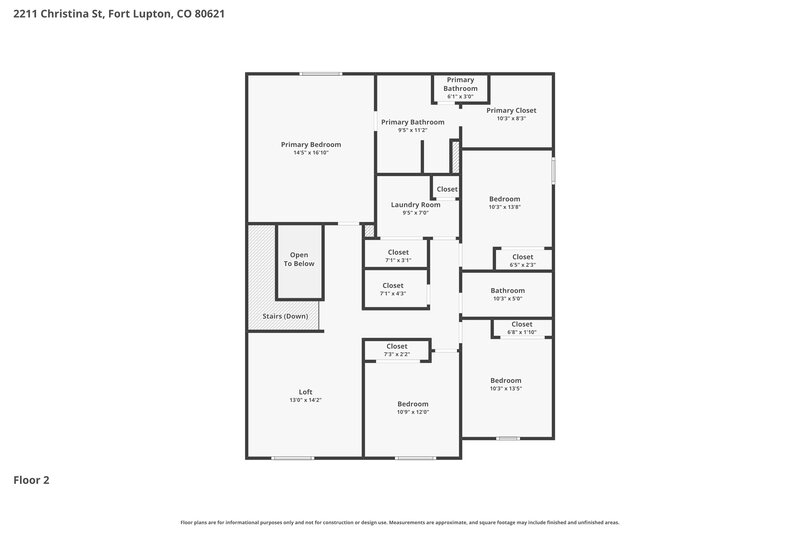 3,195/Mo, 2211 Christina St Fort Lupton, CO 80621 Floorplan View 2