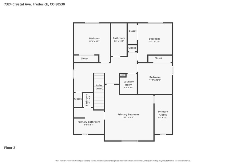 2,865/Mo, 7324 Crystal Ave Frederick, CO 80530 Floor Plan View 2