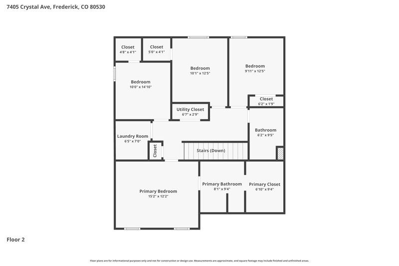 3,065/Mo, 7405 Crystal Ave Frederick, CO 80530 Floorplan View 2