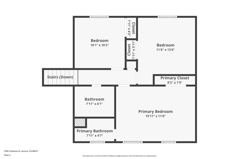 2,905/Mo, 1594 S Dawson St Aurora, CO 80012 Floor Plan View 3