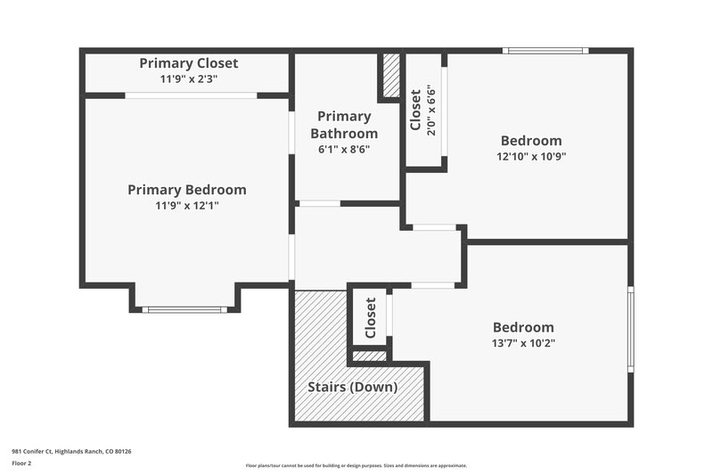 3,175/Mo, 981 Conifer Ct Highlands Ranch, CO 80126 Floor Plan View 2