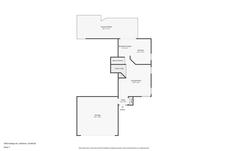 2,760/Mo, 7693 Halleys Dr Littleton, CO 80125 Floor Plan View 2