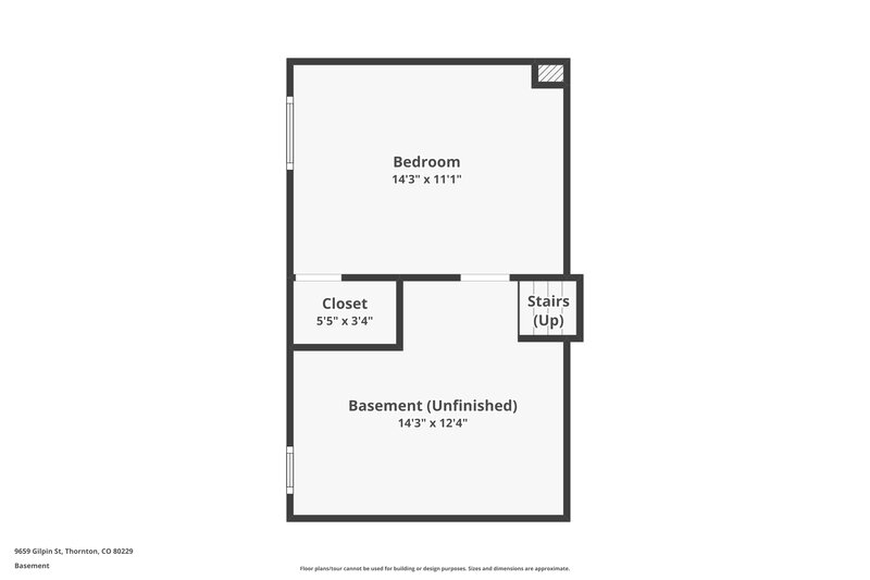 2,605/Mo, 9659 Gilpin St Thornton, CO 80229 Floorplan View