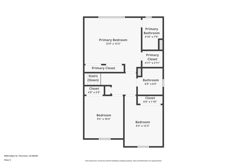2,605/Mo, 9659 Gilpin St Thornton, CO 80229 Floorplan View 3
