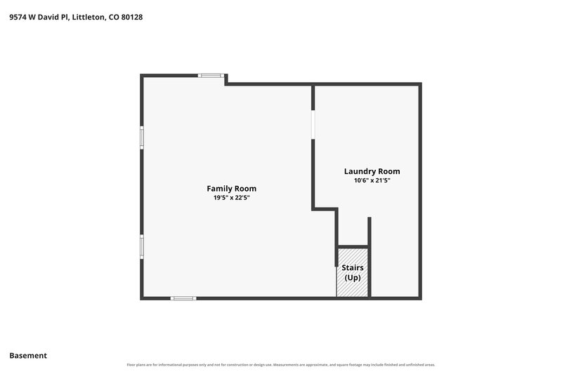 3,135/Mo, 9574 W David Pl Littleton, CO 80128 Floor Plan View
