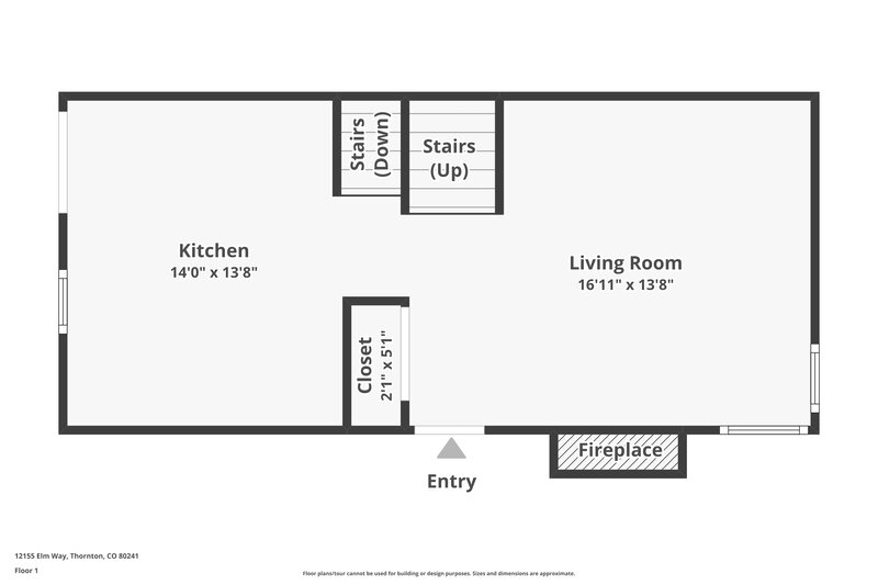 2,635/Mo, 12155 Elm Way Thornton, CO 80241 Floor Plan View 3