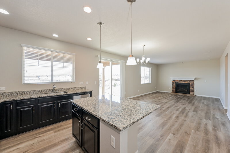 3,235/Mo, 7450 S Old Hammer Way Aurora, CO 80016 Kitchen View 2