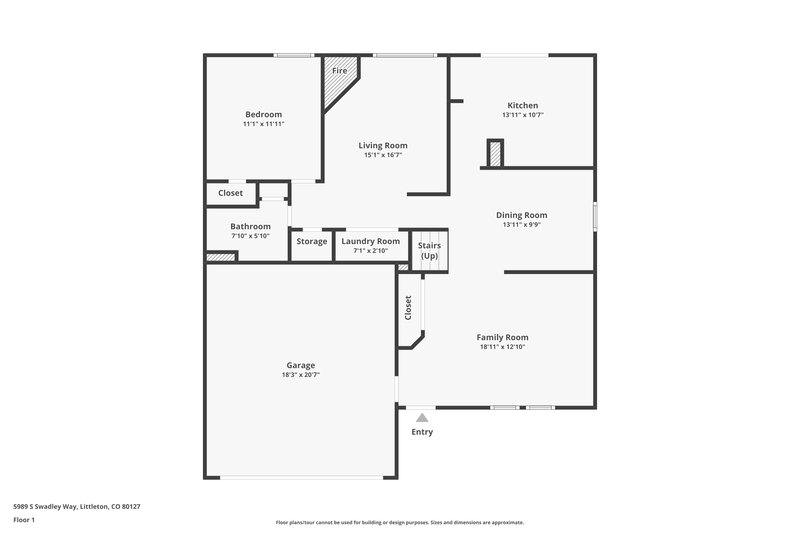 3,055/Mo, 5989 S Swadley Way Littleton, CO 80127 Floor Plan View