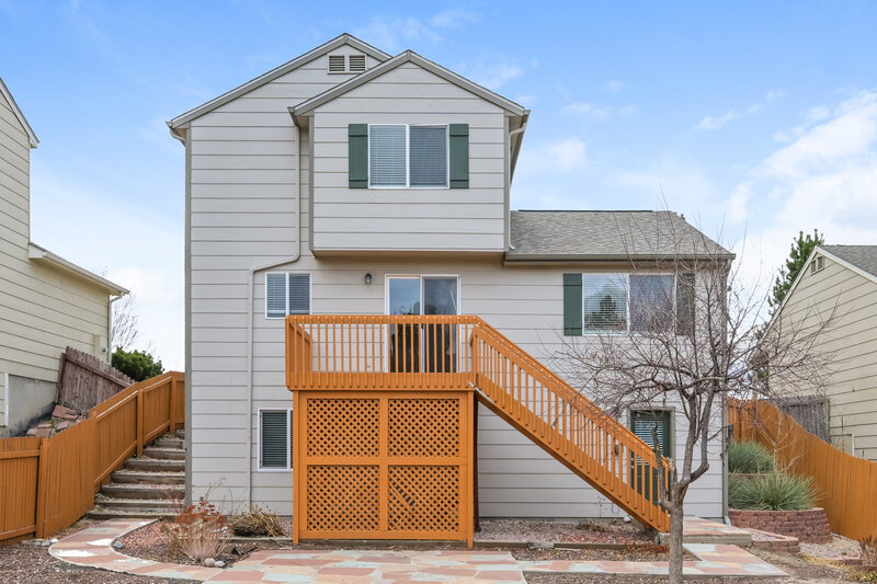 3,195/Mo, 647 Branding Iron Ln Castle Rock, CO 80104 Rear View