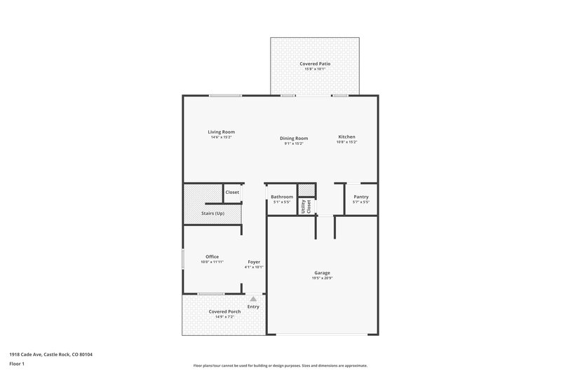 3,225/Mo, 1918 Cade Ave Castle Rock, CO 80104 Floor Plan View